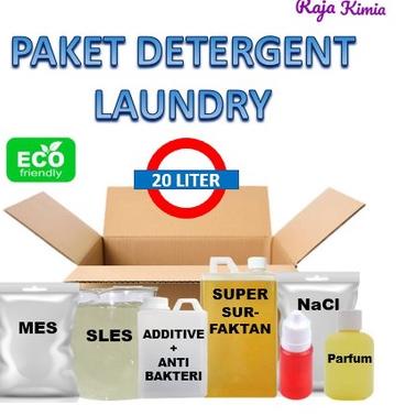 ✻ Paket Detergen Laundry / Bahan Baku Detergent Laundry "Raja Kimia" ❆