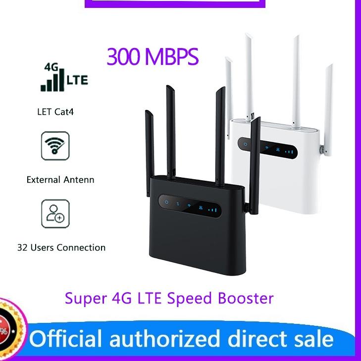 Grosir4G LTE Booster Signal Wireless Modem 4G WiFi SIM CARD2.4ghz 300Mbps Wireless Outdoor Cpe Modem 4G CPE Router☮