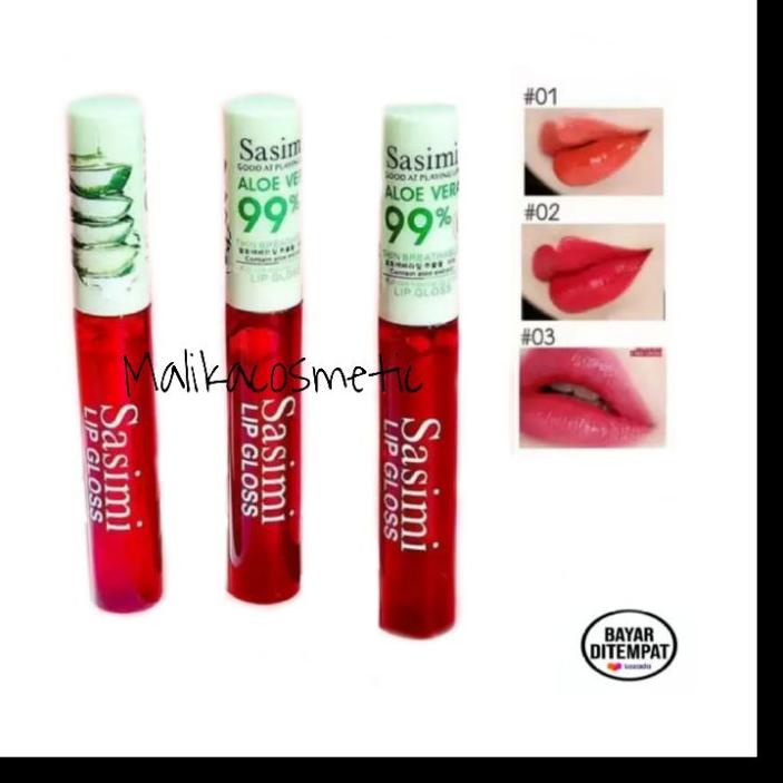 ✿ ( PERBOX ) LIPTINT SASIMI ALOEVERA 99% / LIPTINT ALOEVERA SASIMI ➯