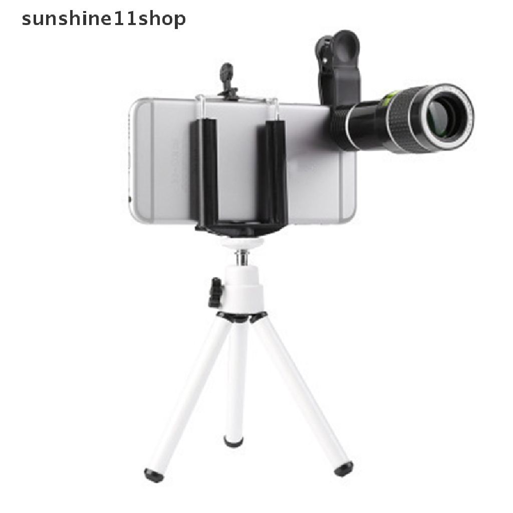 Sho Universal 20X Zoom Ponsel Lensa Eksternal Handphone HD Kamera Klip Lensa Smartphone Kamera Optik Tele Klip Lensa Teleskop N