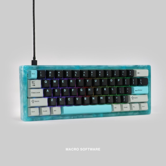 Rexus Keyboard Gaming Mechanical Daxa M61 Barebone Resin