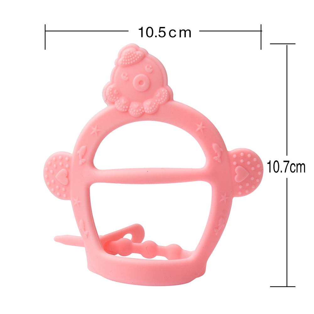 WE Teether Bayi Gelang BPA Free / Mainan Gigitan Bayi Bahan Silikon Gelang Gigitan Bayi