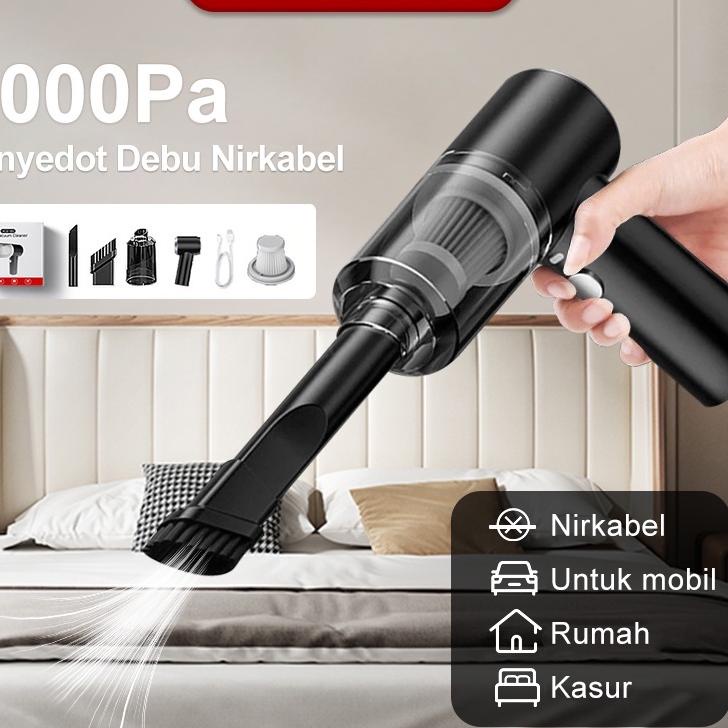Flash Shipment AmazeFan Vacum Cleaner portable alat Penyedot Debu mobil Mini Wireless vacuum cleaner