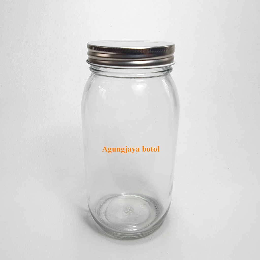 Jar Kaca 730 Ml Round Clear / Jar Kaca / Toples Kaca / Jar Madu / Jar Selai / Jar 730 Ml