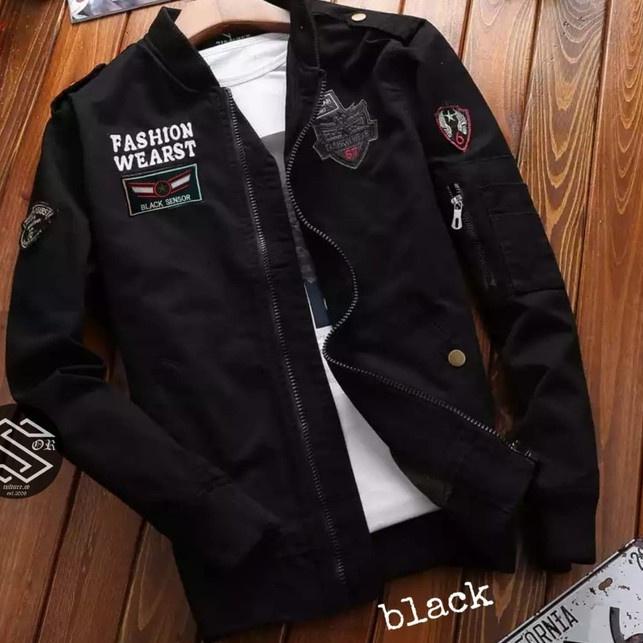 ➬ [ BEST SELLER ] Jaket Pria Bomber Jacket Aragon Army Military Tren Terbaru Jaket Pria IKC CBR Klas