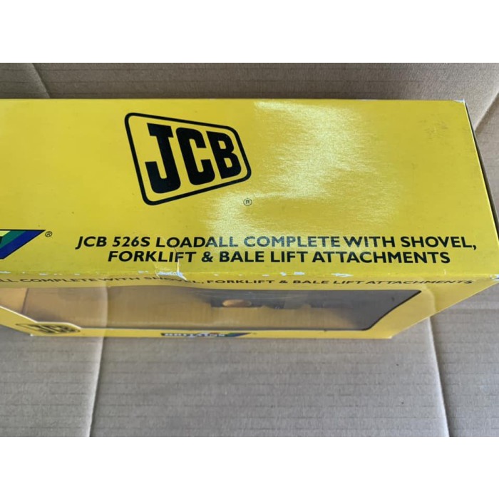 Britains 1/32 JCB 526S Loadall Complete Shovel-Forklift-Bale Lift