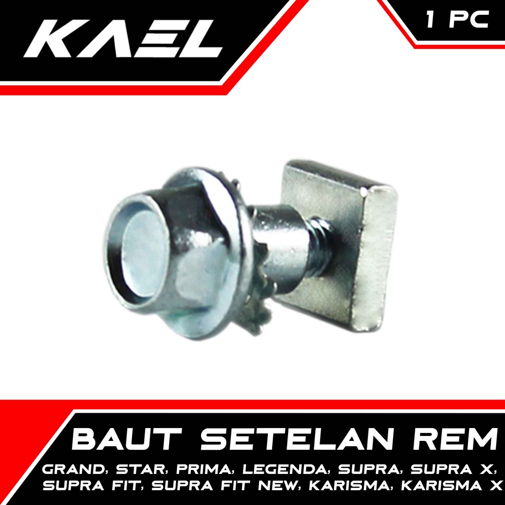 Baut Setelan Rem Grand &amp; Star &amp; Prima &amp; Legenda &amp; Supra &amp; Supra X &amp; Supra Fit &amp; Supra Fit New &amp; Karisma &amp; Karisma X Baud Mur Reflektor Lampu Depan