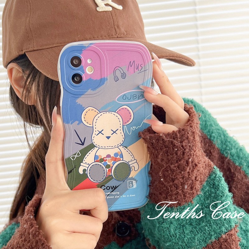 Redmi 12C A1 10C 10A 10 9 9A 9C 9T Note 12 11 Pro+11s 11 10s 10 9s 9 8 Pro Poco X4Pro X3 Pro X3NFC M3 M4 F3 Mi11 Lite 10TPro Warna Bear Phone Case Soft Cover