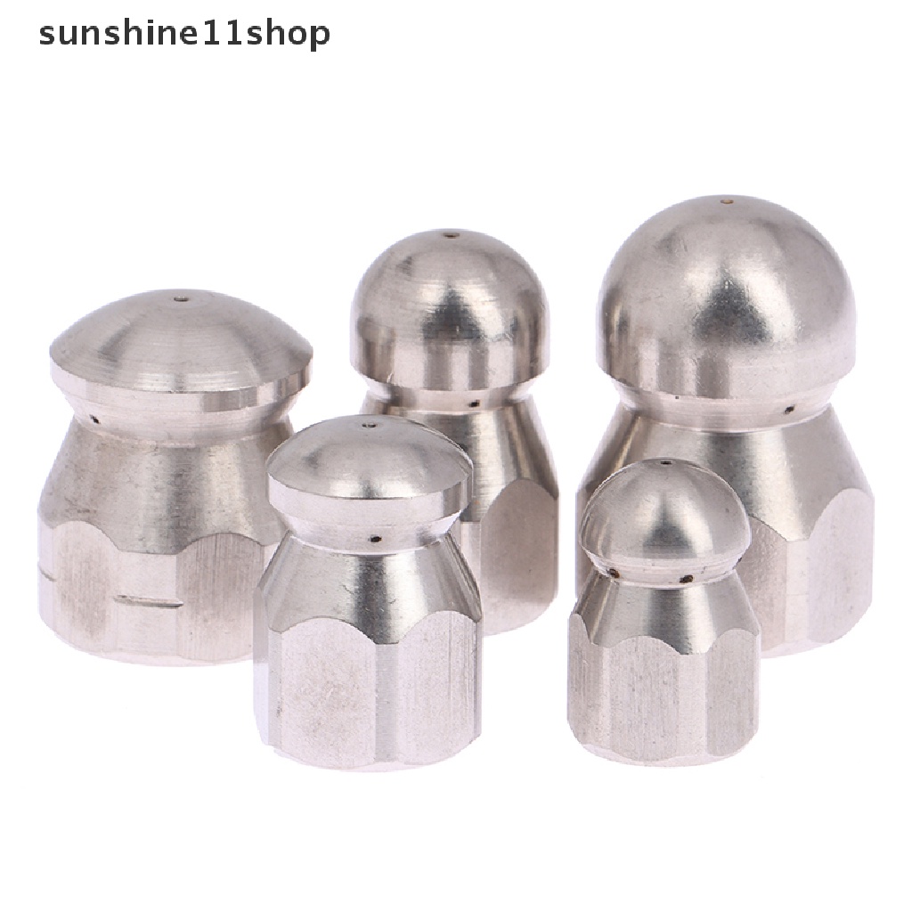 Sho Water Jet High Pressure Nozzle Bersih Selokan Sewage Pressure Washer Nozzle Alat N