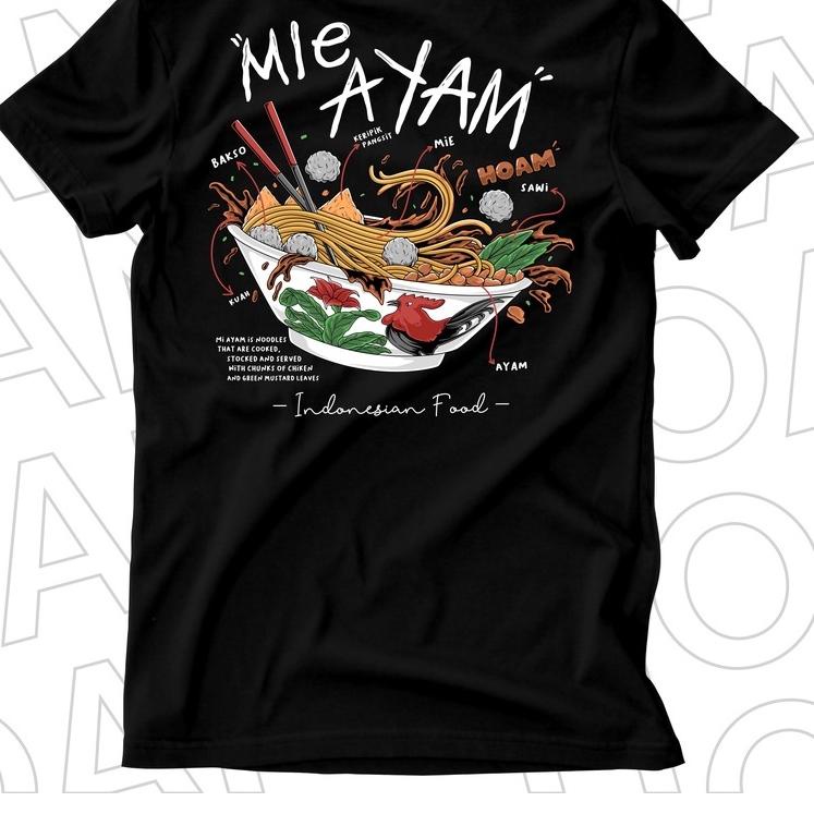 ✼ Kaos Hoam - Indonesian Food - Mie Ayam Bakso ☂