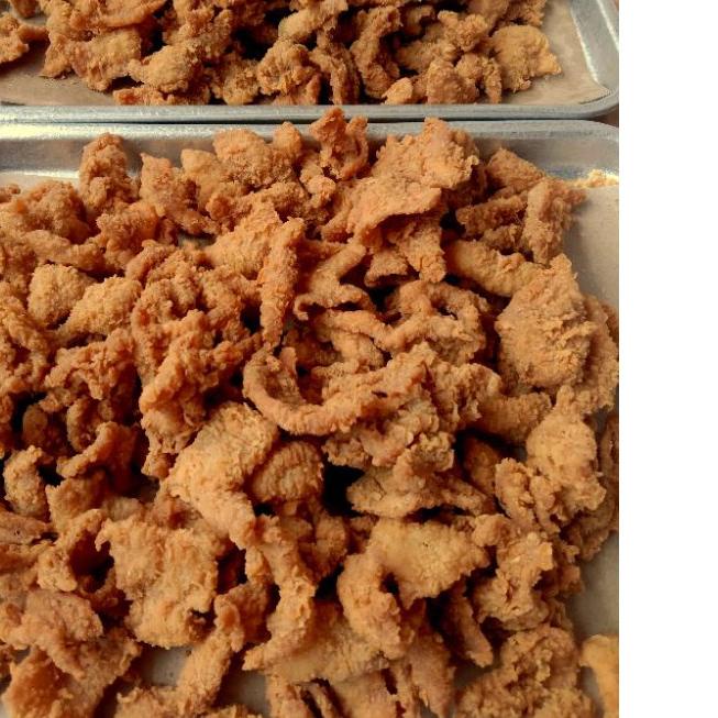 

♢ Kulit Ayam Crispy 500gr / Keripik Kulit Ayam Crispy 500gr ♡