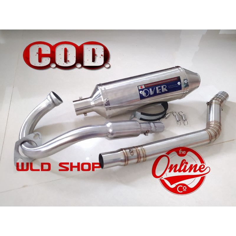 Knalpot racing OVER yamaha wr 155 fulset