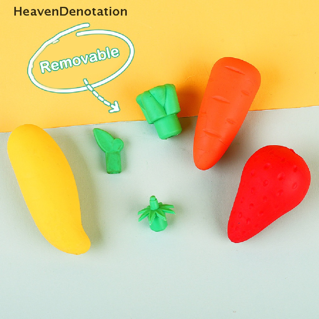 [HeavenDenotation] Kreatif Indah Buah Besar Wortel Penghapus Lucu Anak Bentuk Buah Pensil Penghapus Seni Plus Penghapus Kantor Penghapus Siswa Sekolah Hadiah Mainan HDV