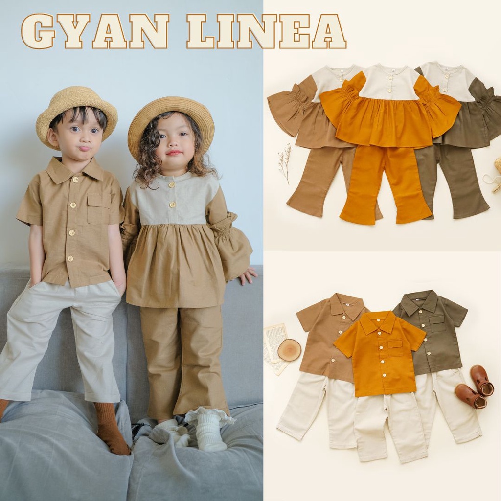 Setelan anak | Gyan Set Linea Set (dijual terpisah)