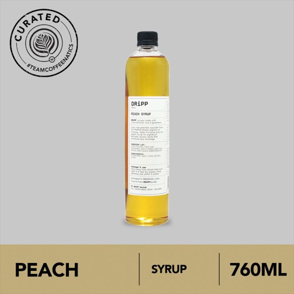 

DRiPP Peach Syrup - Sirup Perisa Minuman | Coffeenatics