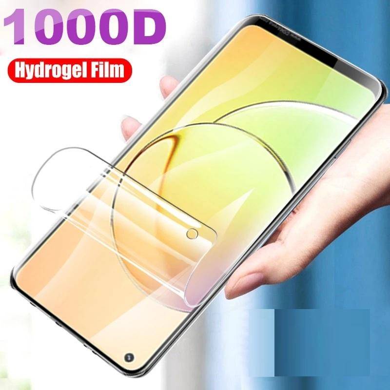 3pcs Untuk OPPO Realme 10 Pro Plus Hydrogel Film Bukan Kaca Untuk Realme10 Realme10 Pro Realme10 Pro+Full Cover Pelindung Layar