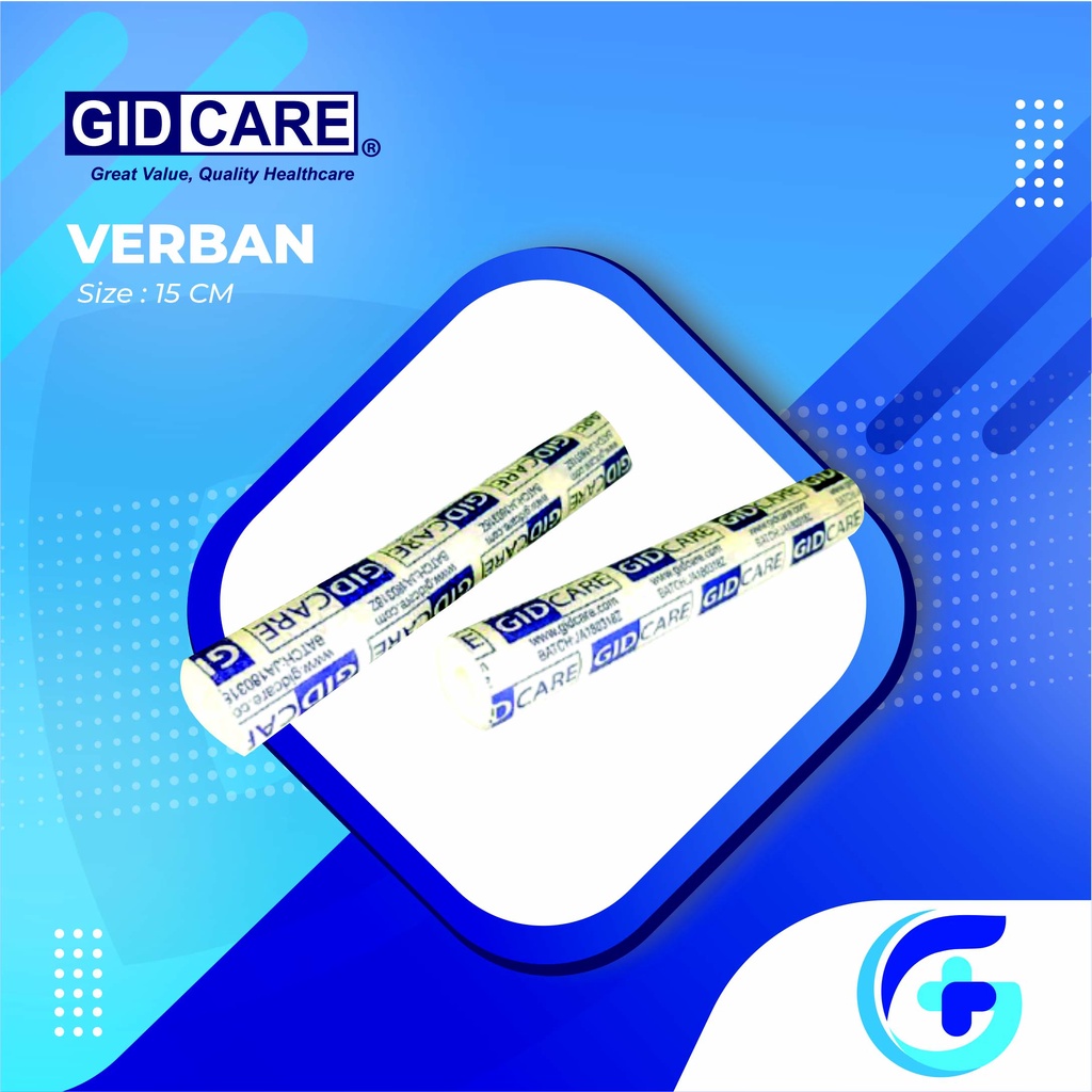 Verban / Perban / Kasa Gulung / Hidrofil 15cm, 1 pak isi 12pcs,GIDCARE