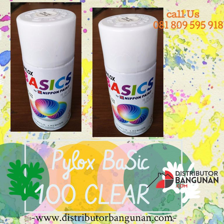 Cat Semprot PB100 Clear PYLOX BASIC