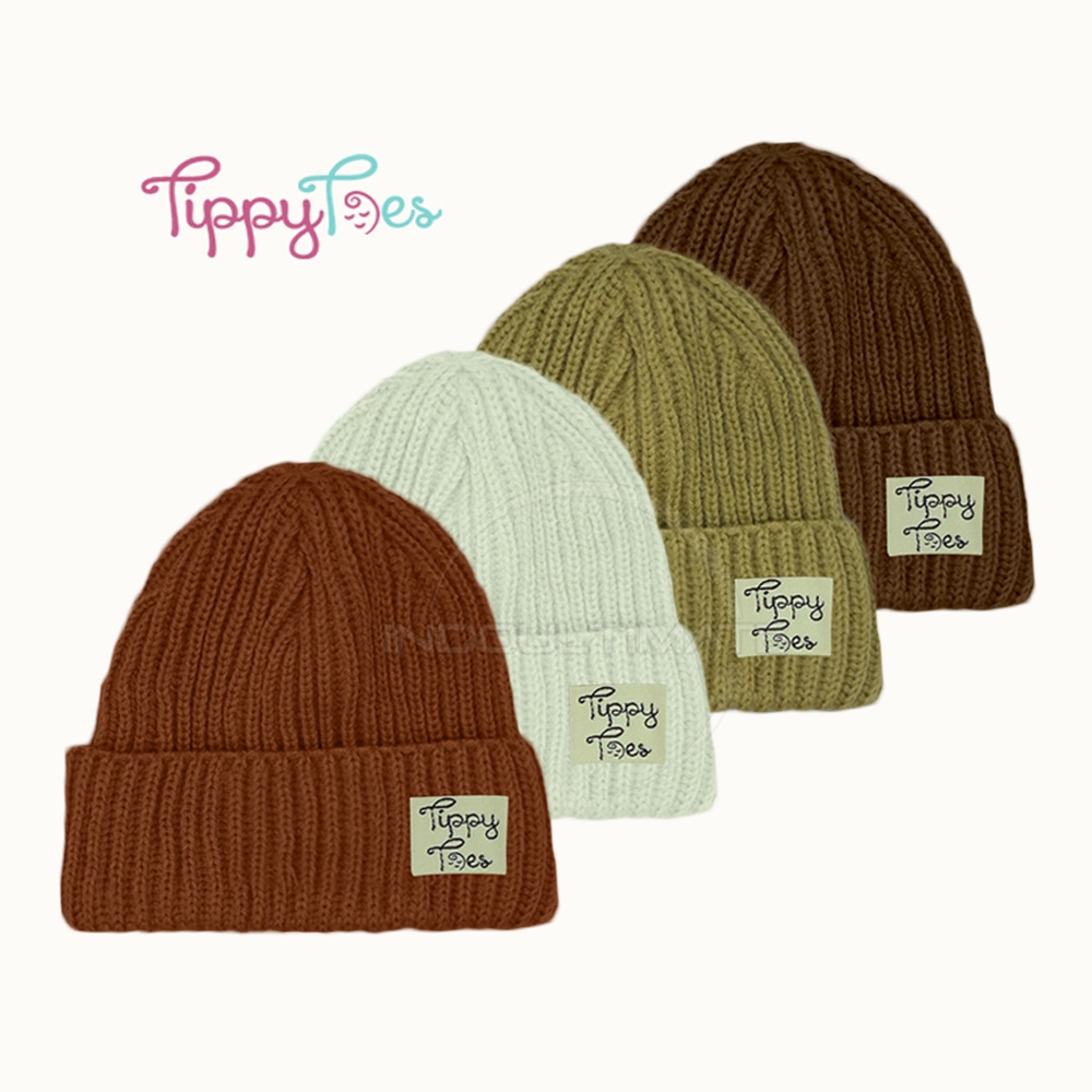 Topi Bayi Laki Laki Perempuan BHS-877 Topi Kupluk Rajut Bayi Newborn TIPPY TOES Topi Bayi Kuncir Kupluk Bayi Baru Lahir Topi Bayi Baru Lahir Perlengkapan Bayi Baru Lahir