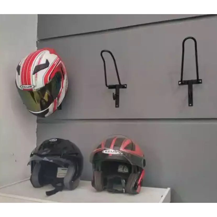 new GANTUNGAN dinding untuk  HELM SERBAGUNA MURAH hitam