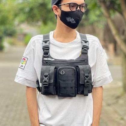 Terlaris tas sepeda pelindung dada chest bag tactical rbag cyclops 2 premium