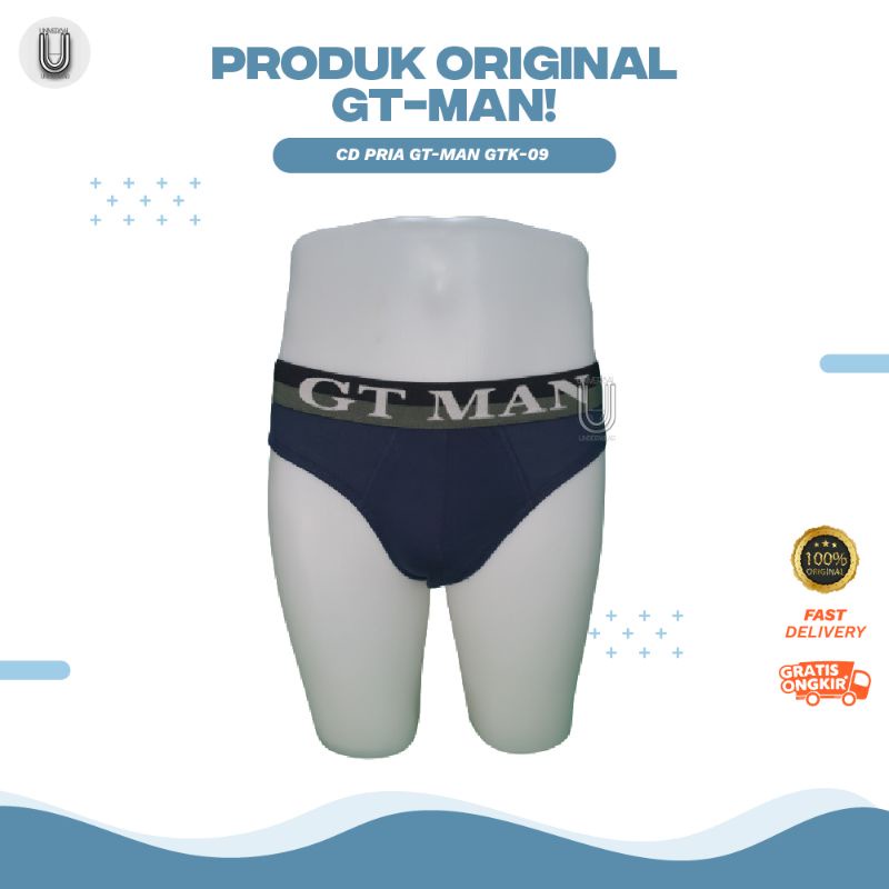 Underwear Pakaian Celana Dalam CD Cowok Pria Dewasa GT-Man GTK-09 Bahan Katun Premium By Universalunderwear TOKO KEANULOVA