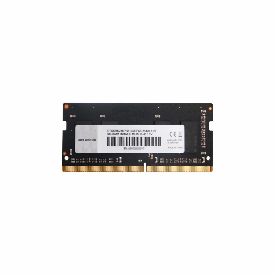 4GB Memory Laptop SODIMM 4GB DDR4-2666MHz / PC21300 RAM DIGITAL ALLIANCE