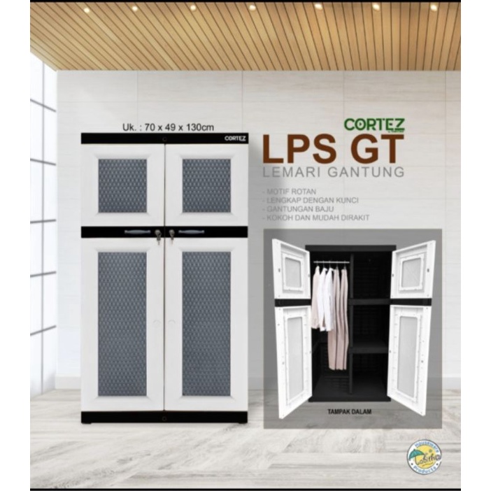 LEMARI CORTEZ  GANTUNG MINIMALIS