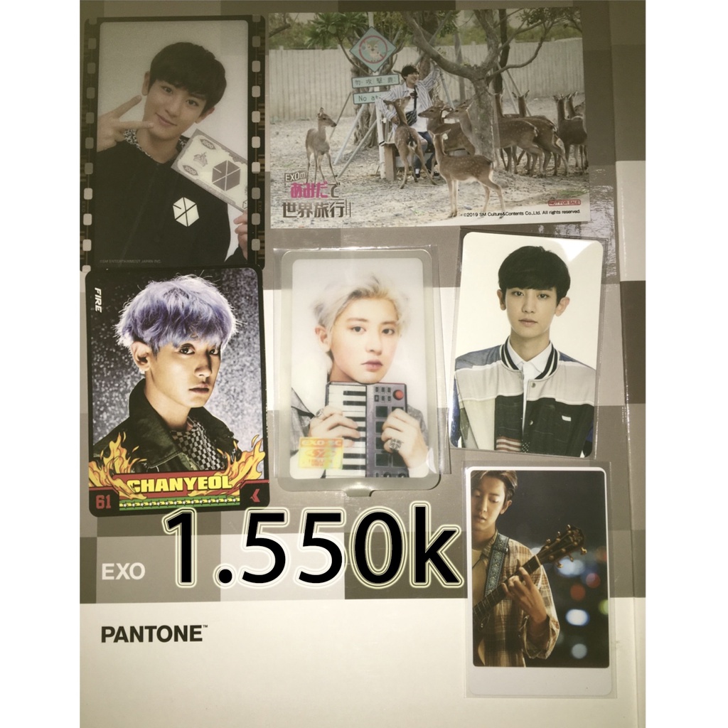 EXO CHANYEOL PHOTOCARD PC FILM JAPAN TOUR - EXOPLANET 2021 OFFLINE EVENT PHOTOSTRIP TICKET THE BOX L