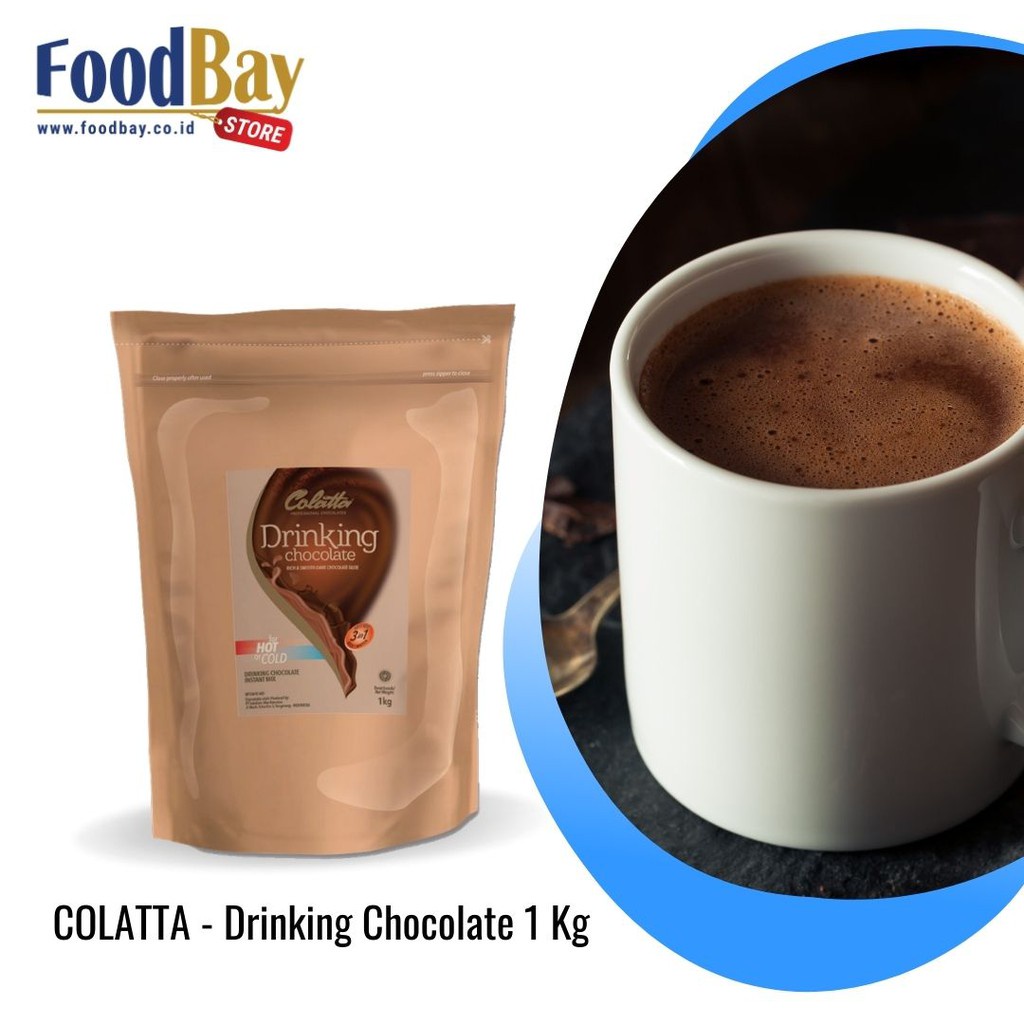 COLATTA Drinking Chocolate 1 Kg / Bubuk Minuman Coklat / Choco Powder Drinking 1kg