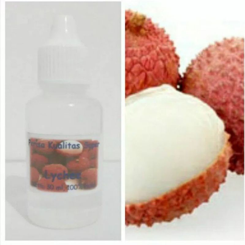 

Perasa / Perisa / Flavor / Essence Leci, 30 ml, Tanpa Warna. Halal