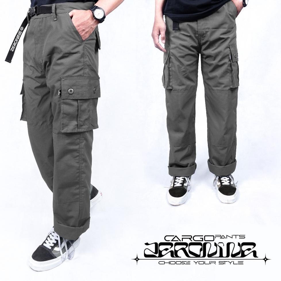 TREN TERBARU ZERONINE Cargo pants | ZERONINE Celana Pria | ZERONINE Celana Regular | ZERONINE Celana