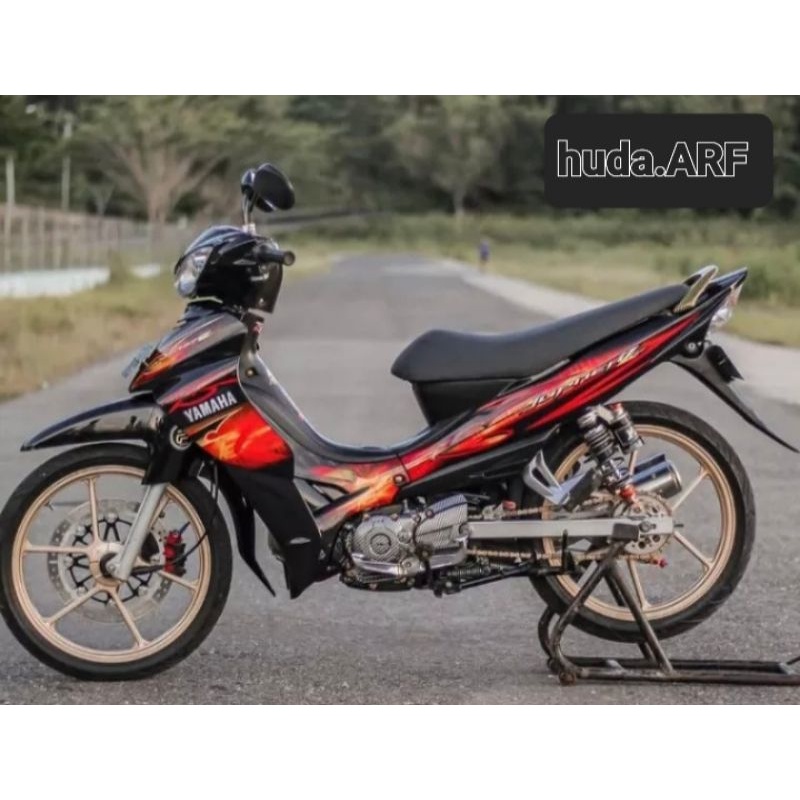 STRIPING STANDAR ORI JUPITER Z BURHAN 2008 2009 JUPITER BURUNG HANTU JUP Z ORI