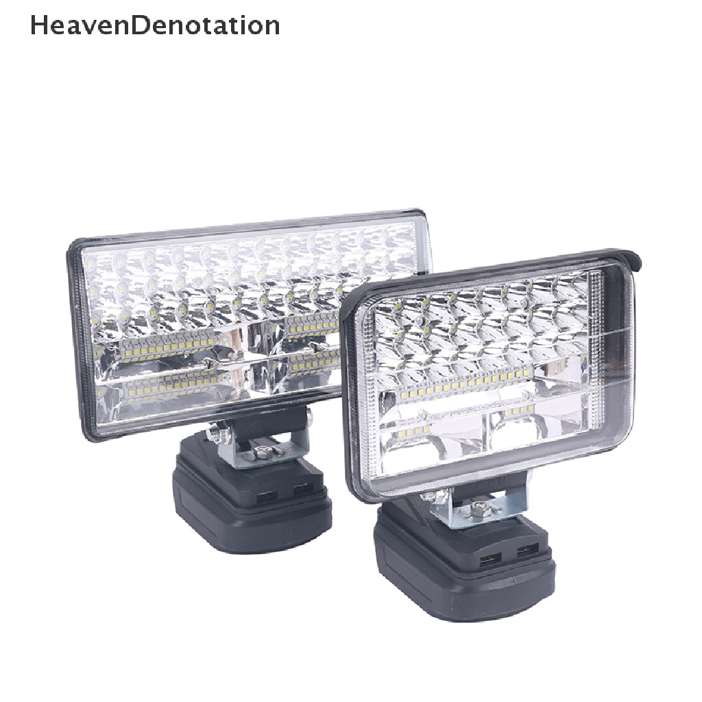 [HeavenDenotation] Senter LED 18V Outdoors Lampu Sorot Untuk Makita BL1430 BL1830 Lithium Bat HDV