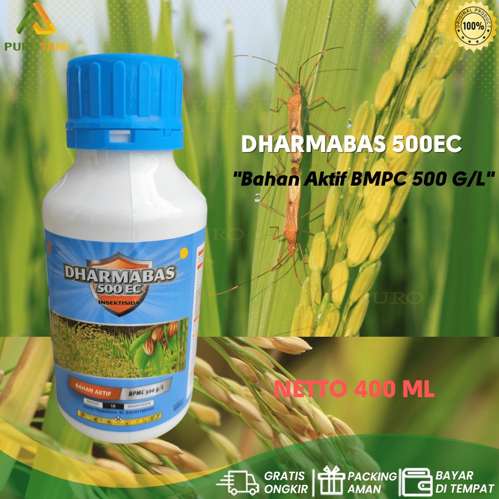 Insektisida Darmabas Pembasmi Wereng Hama Dharmabas 500EC 400ml BMPC 500 G/L