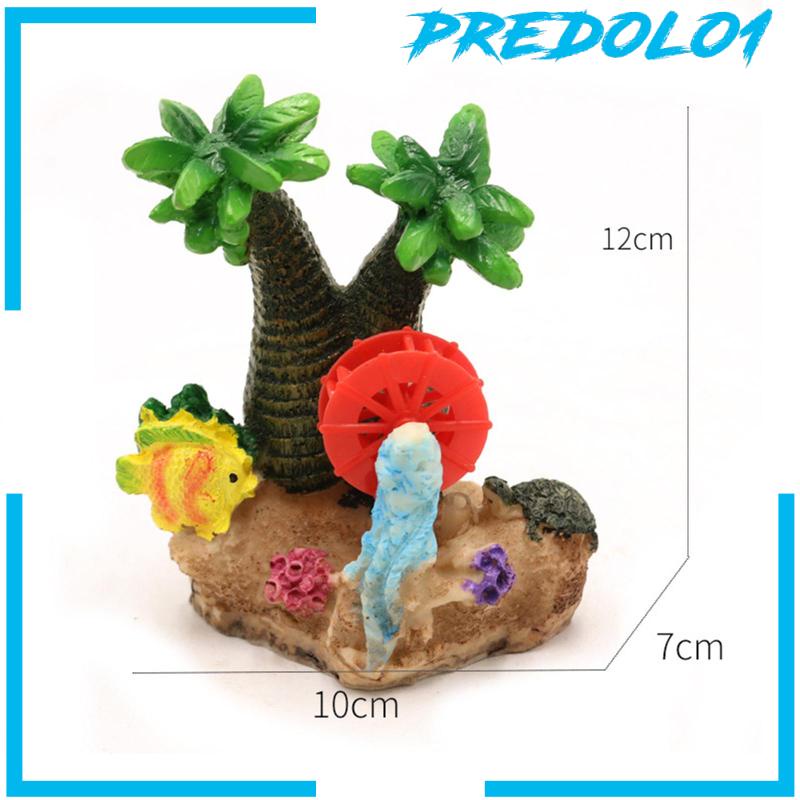 [Predolo1] Tangki Ikan Manusia Hidup Dekorasi Lansekap Rockery Layout Aquarium Ornamen