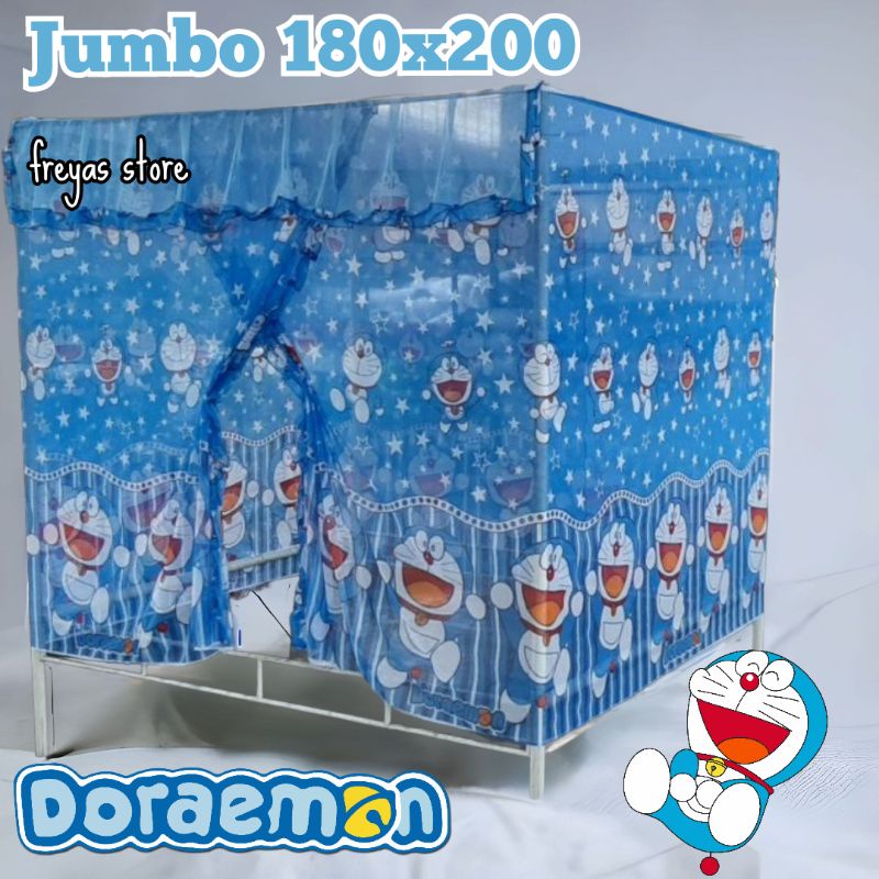 KELAMBU MOTIF DORAEMON (RUMBAI) 180x200