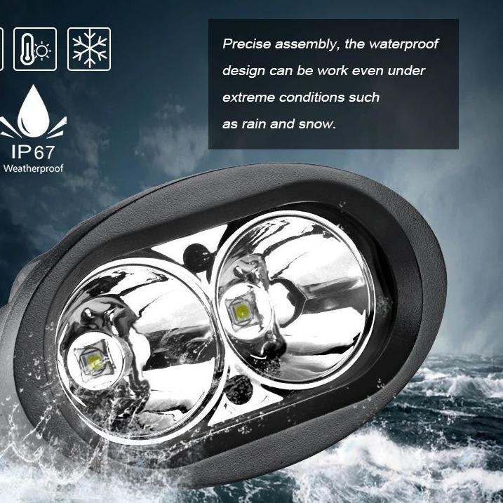 lampu tembak sorot led cree owl 2 mata putih motor/mobil tiger scorpio satria fu cb 150 vixion byson