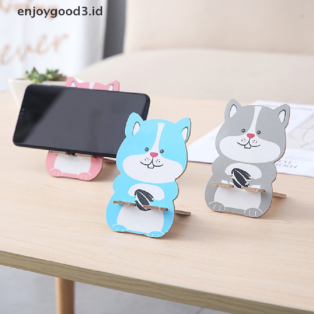 [Rready Stock] 1Pc Lucu Kartun Panda Kucing Meja Holder Universal Ponsel Pintar Phone Holder Lovely Tablet Stand (ID)