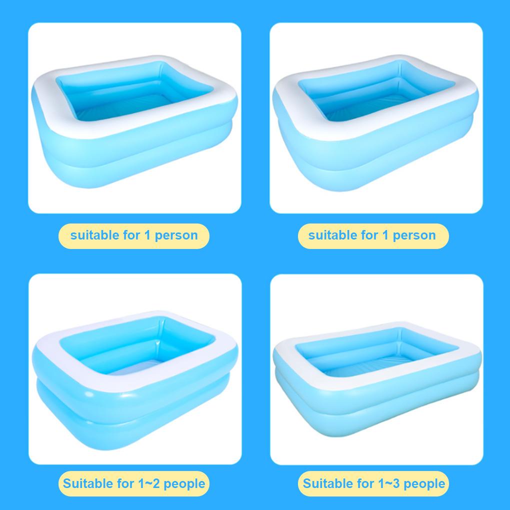 Kolam Renang Mandi Olahraga Air Keluarga Renang Menebal Musim Panas Peralatan Kolam Tiup Untuk Halaman Taman Rumah Tangga