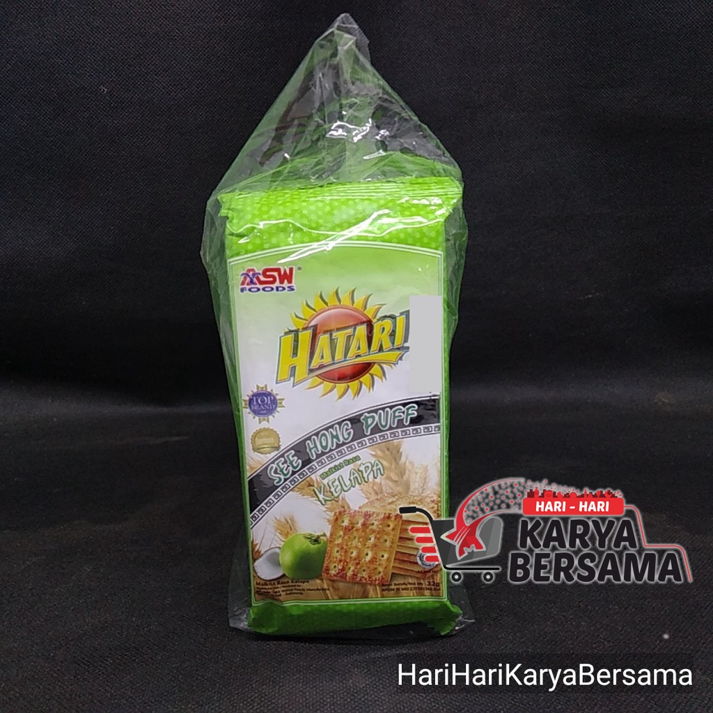 

BISKUIT ASW HATARI SEE HONG PUFF KELAPA RENCENG 10 X 32GR