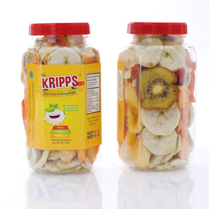 

Terlaris ✨ -THE KRIPPS CHIPS KERIPIK SAYUR DAN BUAH REGULER 150Gr - Fruit2.2.23