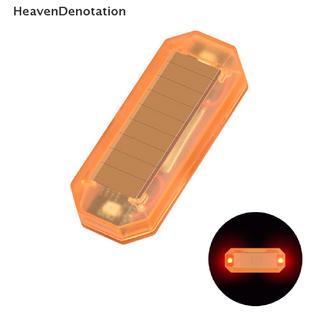 [HeavenDenotation] Mobil Solar LED Mini Warning Light Night Ride Untuk Motor Kendaraan Elektrik HDV