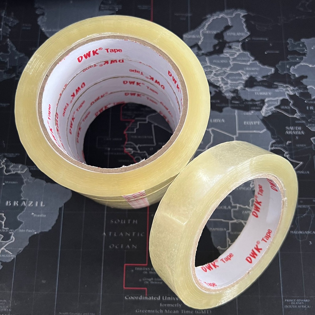 

ISOLASI / SELOTIP SEDANG / LAKBAN MURAH 1 INCH x 100 YARD /24 MM MERK DWK ( 1 DUS )