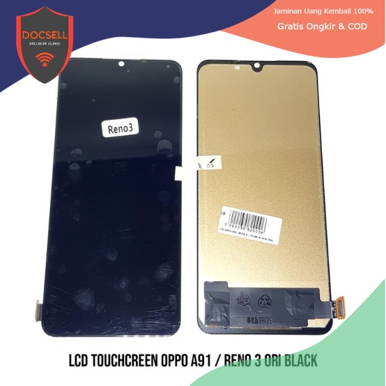 LCD OPPO A91/RENO 3 ORI BLACK