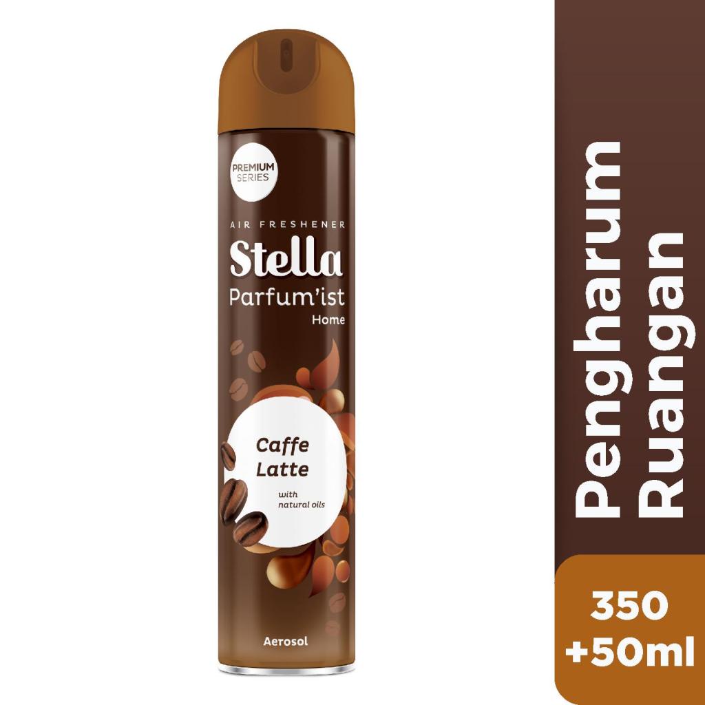 Stella Aerosol Parfumist Caffe Latte 350ml+50ml - Pengharum Ruangan