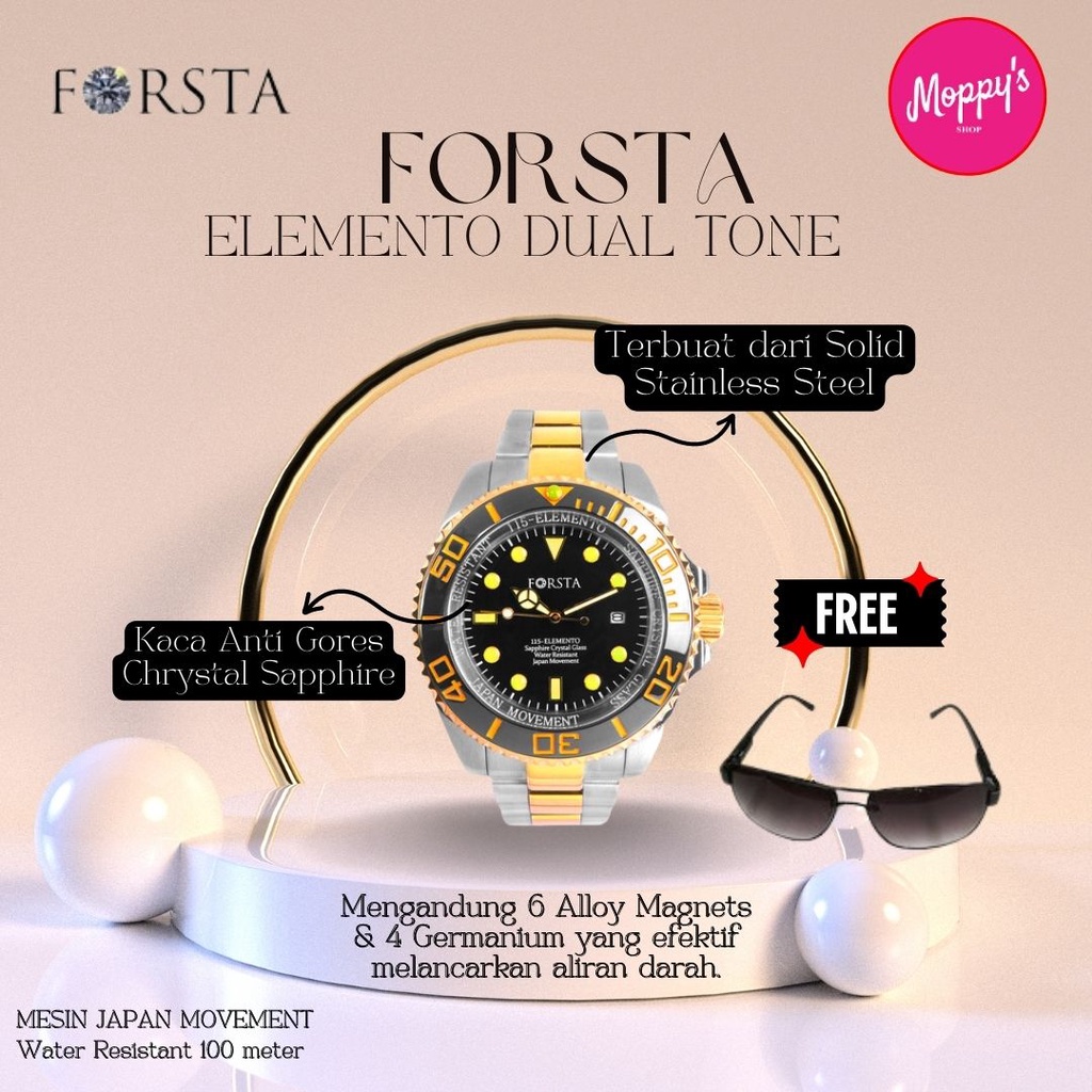 Jam Tangan Forsta Elemento Dual Tone