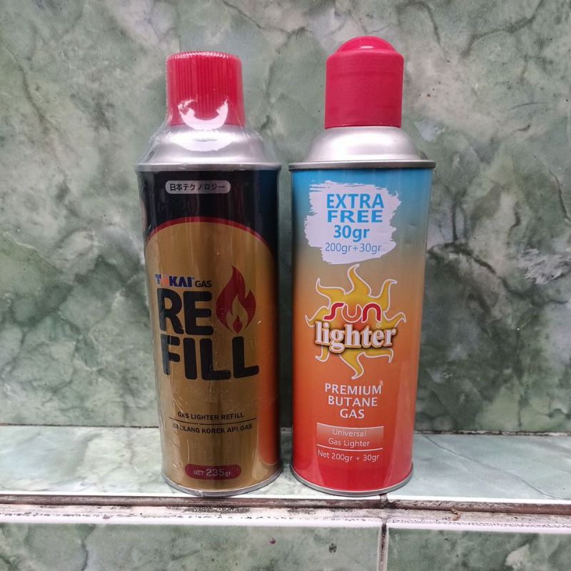 Revil isi ulang korek gas 235ml. Baru.