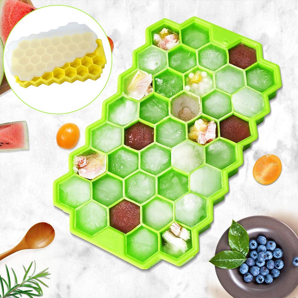 Cavity Ice Cube Tray Honeycomb Cetakan Es Batu Silikon Lentur Food Grade