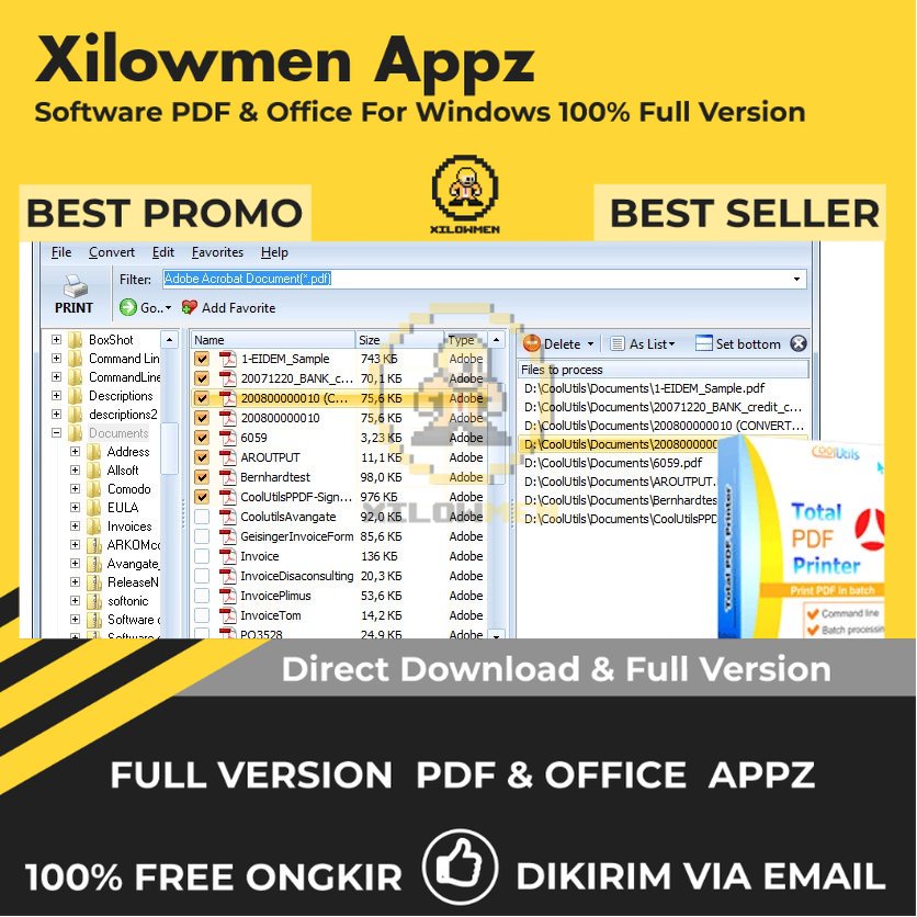 [Full Version]  CoolUtils Total PDF Printer Pro PDF Office Lifetime Win OS